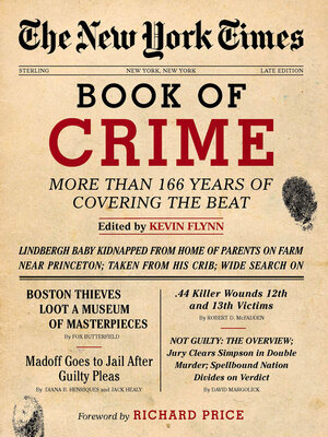 cover image of The New York Times Book of Crime